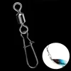 WALK FISH 50PCS/Lot Fishing Connector Swivels Interlock Pin Snap 2#-14# Rolling Swivel For Fishhook Lure Fishing Accessories ► Photo 1/6