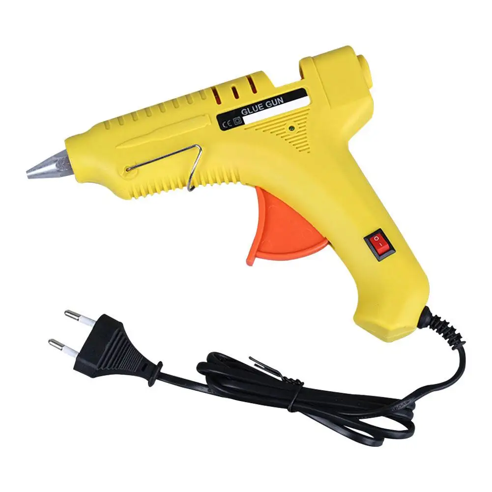

80w EU Plug Electric Hot Melting Glue Gun DIY Mini Guns Thermo Electric Heat Temperature Repair Heat Tool EU