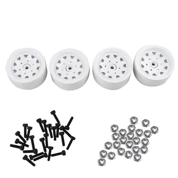 

1.9 Inch RC Metal Wheels Hub Rim Set for Axial SCX10 RC4WD D90 1/10 RC Crawler Car Vehicle RC Tires Part Accessories AX-617