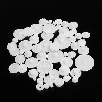 

58 styles Toothed Wheels WSFS Gears Plastic All Module 0.5 Robot Parts DIY F16 20 Dropship