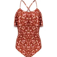 Купальник, купальник в европейском и американском стиле, цельный бикини с оборками, женский купальник