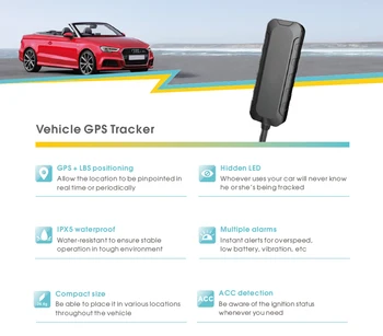 

Factory Manufacture Tracking Device GV25 Vibration Displacement alarm GPS LBS positioning ACC Detection Geo-fence gps tracker