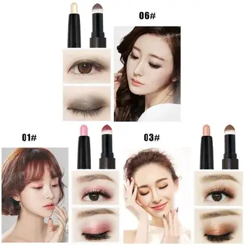 

New Hot NOVO 3D Eyeshadow Pen Air Cushion Double End Long Lasting Glitter Matte Cosmetics SMR88