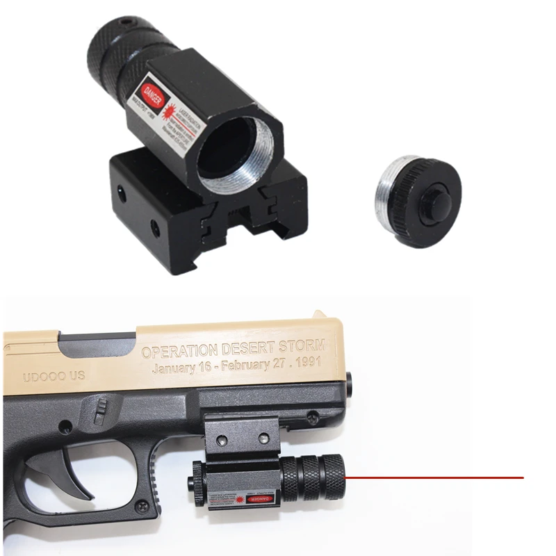 Red Dot Laser Sight Rifle Gun Mount Scope Rail For Rifle Pistol Hunting