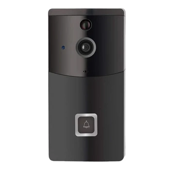 

WiFi Video Doorbell,720P HD Security Camera Real Time Video Two-Way Audio Intercom,Smart Monitor