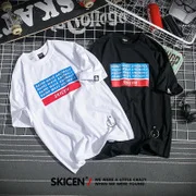 Hong Kong style Ulzzang куртки для пар, Мужская Весенняя бейсбольная форма свободного кроя в Корейском стиле Харадзюку с принтом смешанных цветов