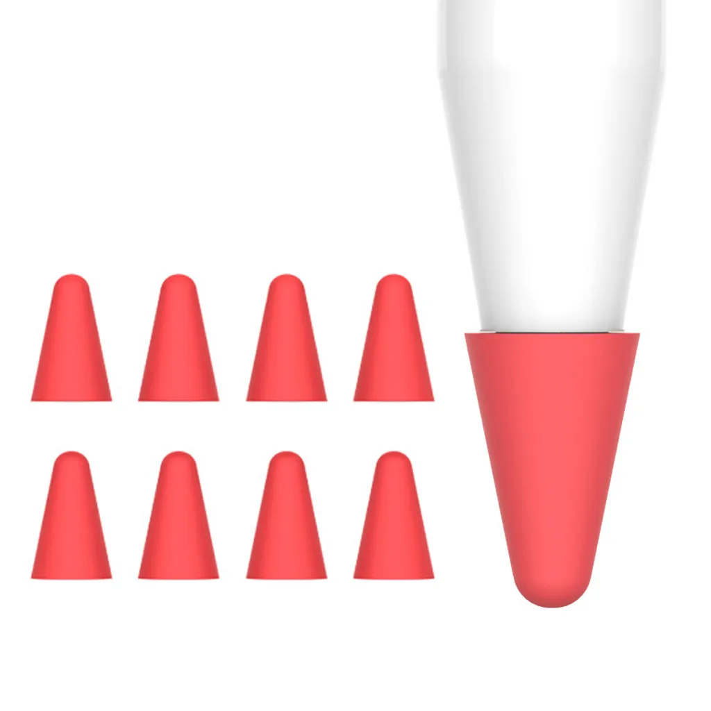 CARPRIE 8 шт. замена силиконовый наконечник чехол перо защитная оболочка для карандаша от Apple 1st 2nd сенсорный экран Стилус Чехол