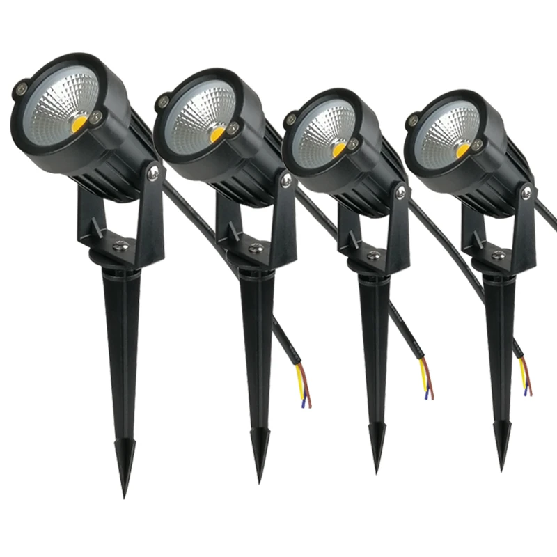 Luz De Led Para Jardim Ao Ar Livre, 10 Pacotes, 5w, 220v, 110v, 12v