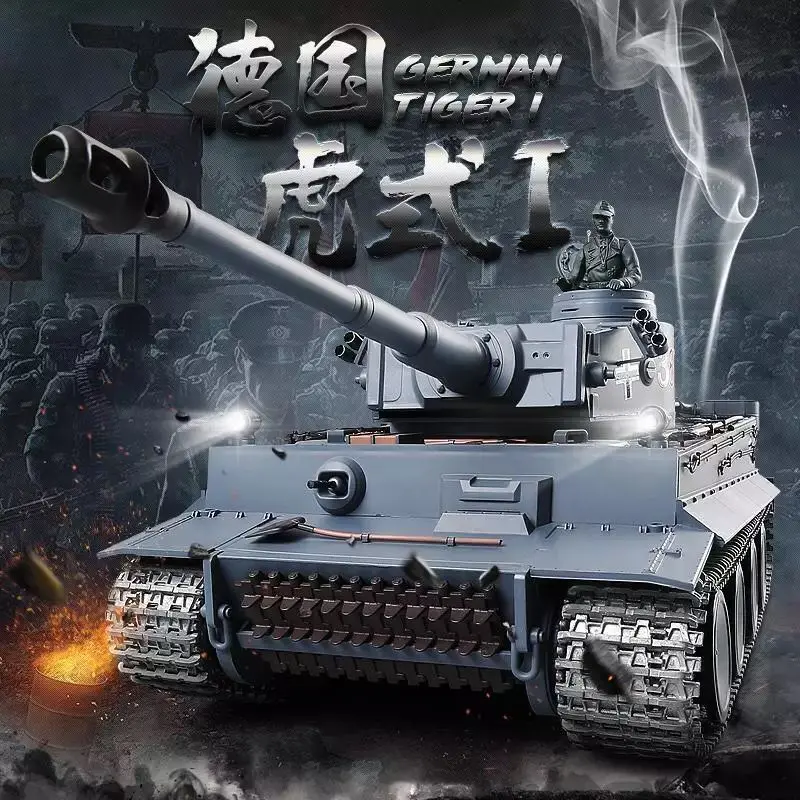 Henglong RC Tank 3818-1 German Tiger 1:16 I Heavy Remote Control Tank 3818-1 Metal Track Induced Driving Wheel 3 Henglong RC Tank 3818-1 German Tiger 1:16 I Heavy Remote Control Tank 3818-1 Metal Track Induced Driving Wheel 3