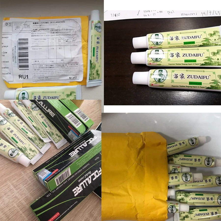 Dropshipping Zudaifu Skin Psoriasis Cream Dermatitis Eczematoid Eczema Ointment Treatment Psoriasis Cream Skin Care Cream