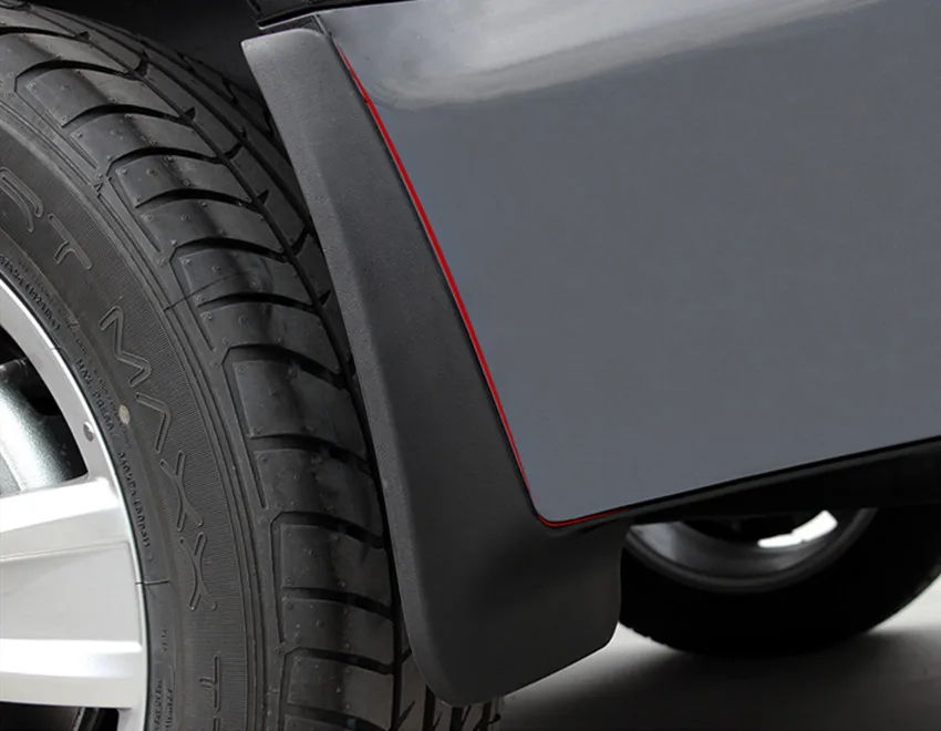 4 шт черные передние+ задние брызговики передние и задние для Volkswagen T6 transporter/- MULIVAN/-CARAVELLE