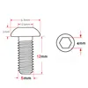 2pcs Bicycle Water Bottle Cage Bolts Bike Water Bottle Holder Screws Aluminum Alloy Screws MTB Road Bike Accessories Repair Tool 5