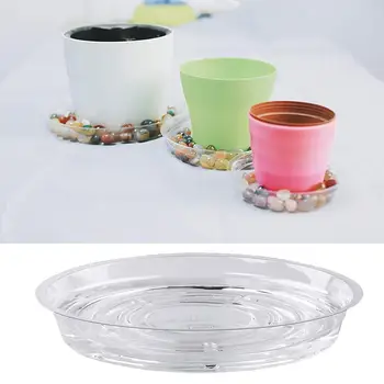 

Plastic Flower Pot Tray Durable Resin Plant Flower Pot Gloss Planter Home Garden Decoration Flower Pot Water Tray
