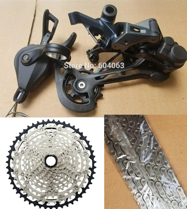 SLX M7100 12s MTB велосипедный триггерный переключатель передач + задний цепь кассета 45T