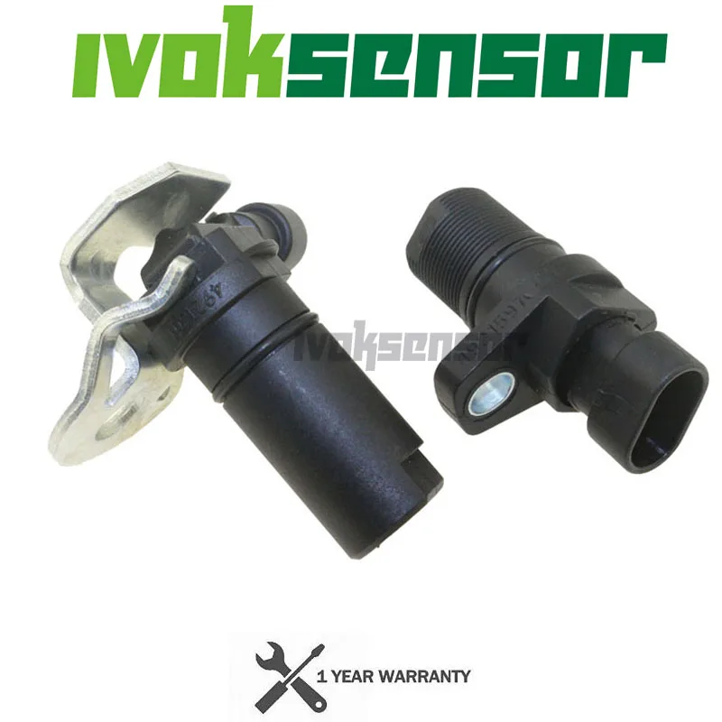 Set Of 2 Camshaft Crankshaft Crank Position Sensor For Cummins Dodge