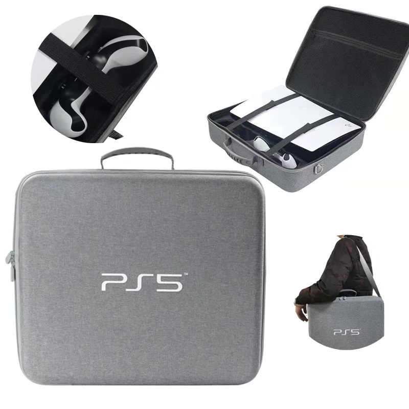 Travel Storage Handbag For Ps5 Console Protective Luxury Bag Adjustable
