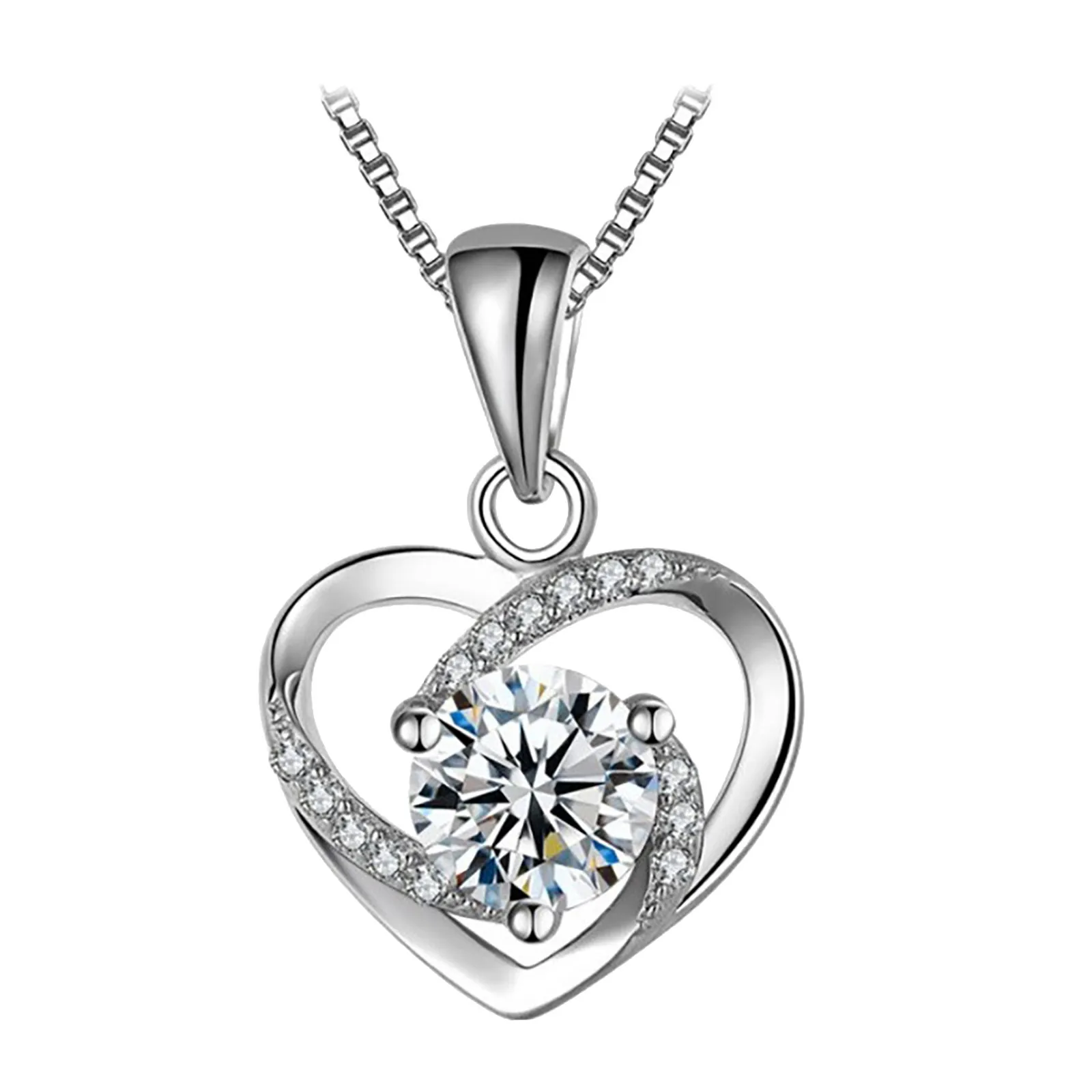 Fresh Love de plata Para Mujer, joyería de lujo con forma de corazón, Para Mujer|Collares tipo gargantilla| - AliExpress