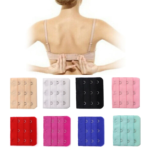 5pcs Bra Extenders Strap Extension 3 Rows 2 Hooks Women Intimates  Lengthened Bra Hook Extenders Womens Accessoires 2 Buckles - Intimates  Accessories - AliExpress