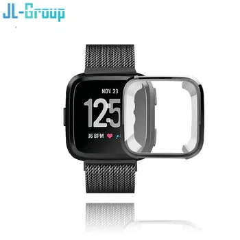 

Case For Fitbit Versa With Band 2 Screen Protector Versa Lite With Strap Fit bit Metal Bracelet For Versa Watch Accessories
