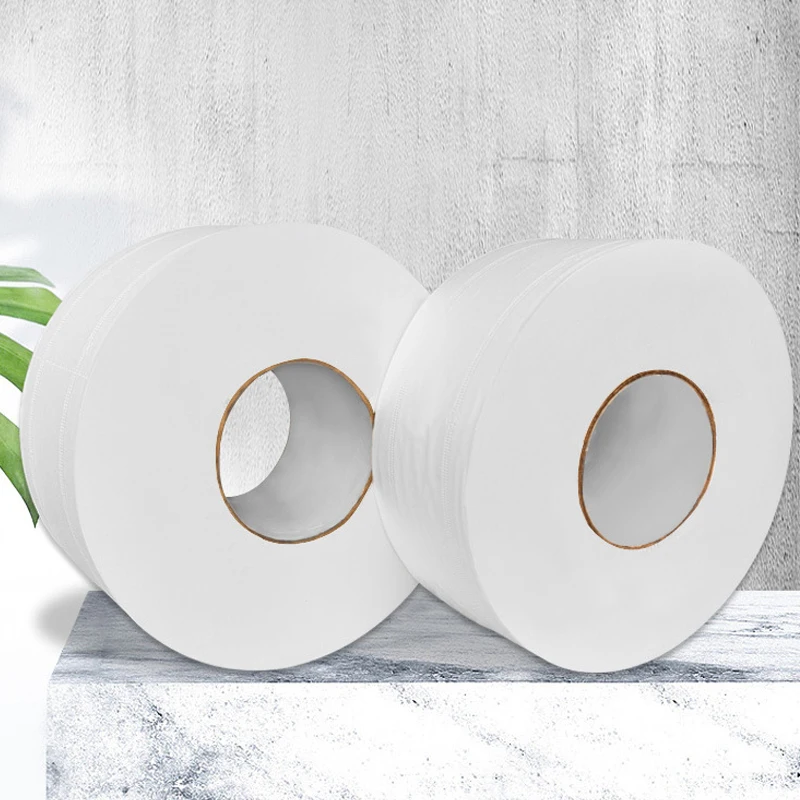 

1 Roll Soft white Roll Home Toilet Paper 4-Layer Native Wood Toilet Paper Pulp Rolling Paper Strong Water Absorption