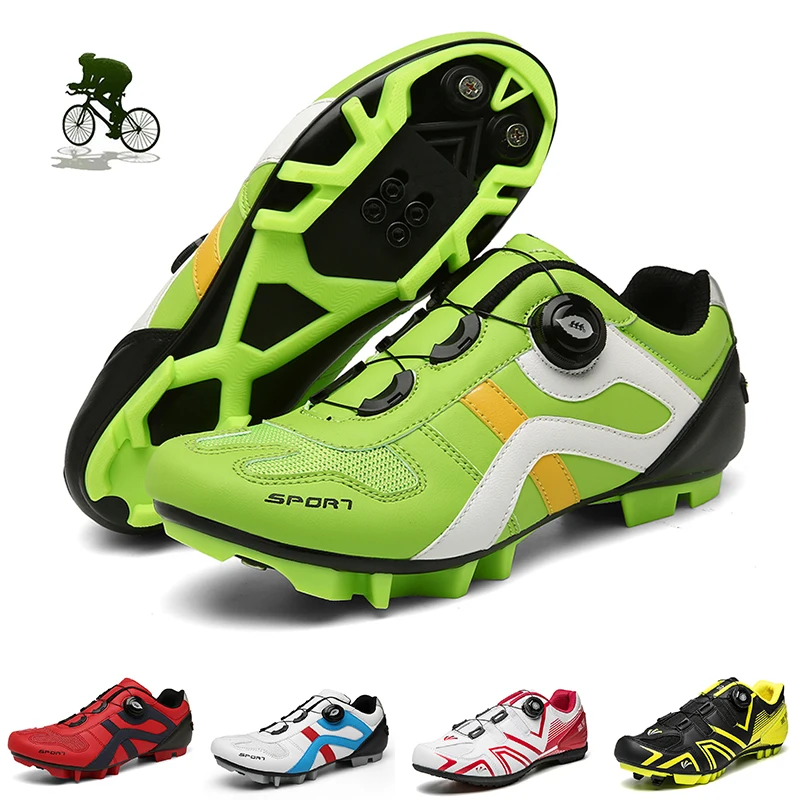 

Winter MTB Cycling Shoes Men Outdoor Sports Self-locking Road Bike Sneakers Racing Women Bicycle Shoe Flat Cleat Mountain SPD