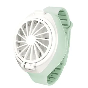 

Creative Mini Watch Simple Fan Portable Summer rechargeable USB Folding Fashion Pocket Small Fan Third Gear Electric