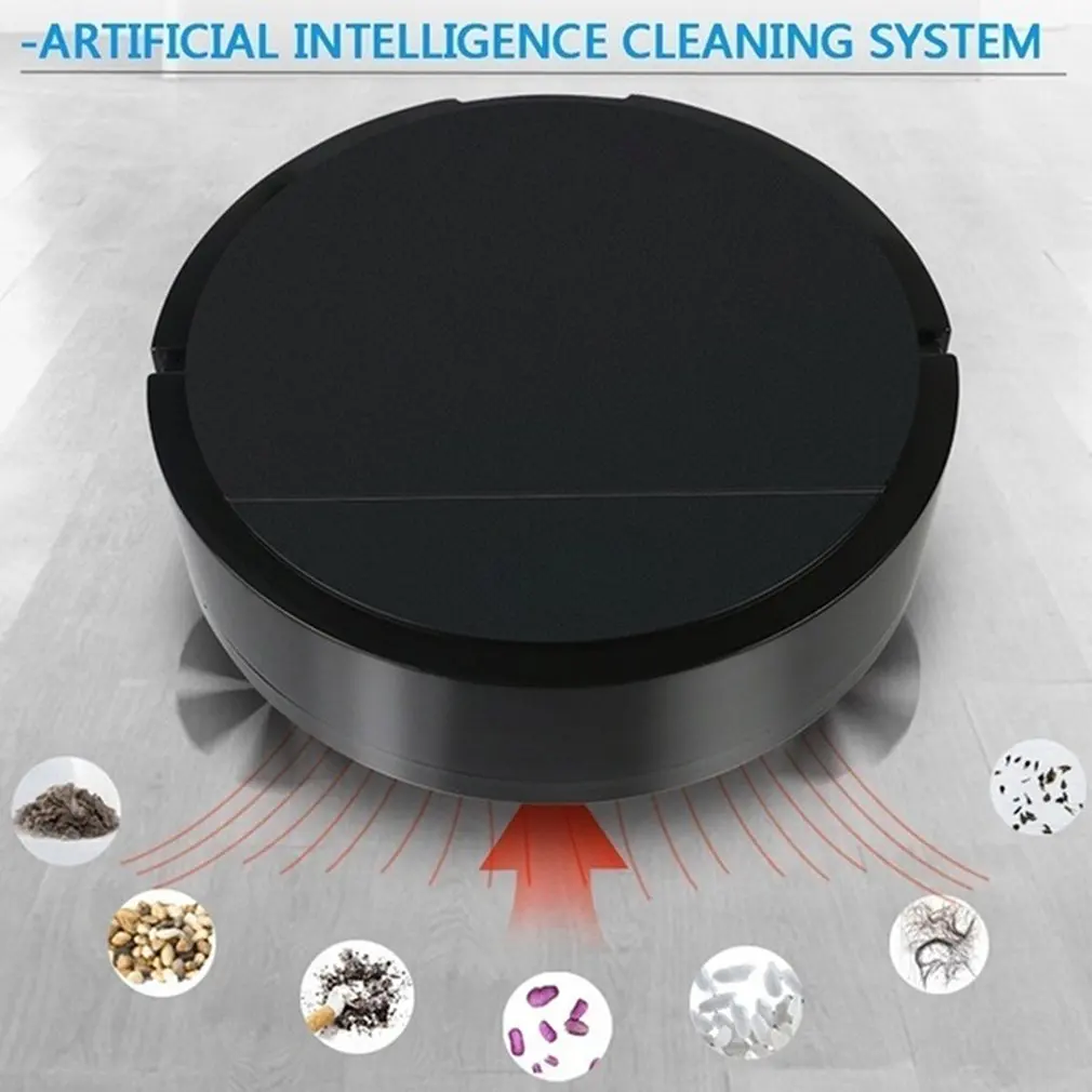 Vacuum Cleaner Brush Household Charging Three-In-One Sweeping Robot Replacement Brush Sweeping Robot Accessories