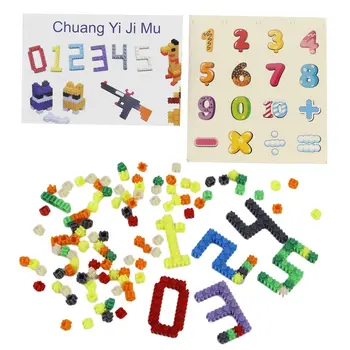 

200 Pcs/Set Multicolor Plastic Building Kids Baby Toy New Puzzle Educational Learning Developmental Toy Brain Game