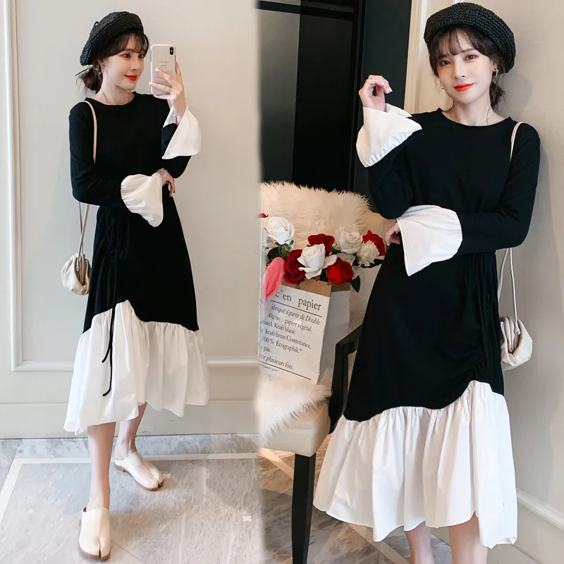 

Shanghai New Europe Sang 2020 Spring And Autumn Large Size Dress Fat Mm Dress