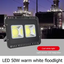 Горячая Распродажа Светодиодный прожектор COB 50 Вт 100 Вт наружное прожекторное освещение AC 220 В 240 В водонепроницаемый IP65 профессиональное освещение