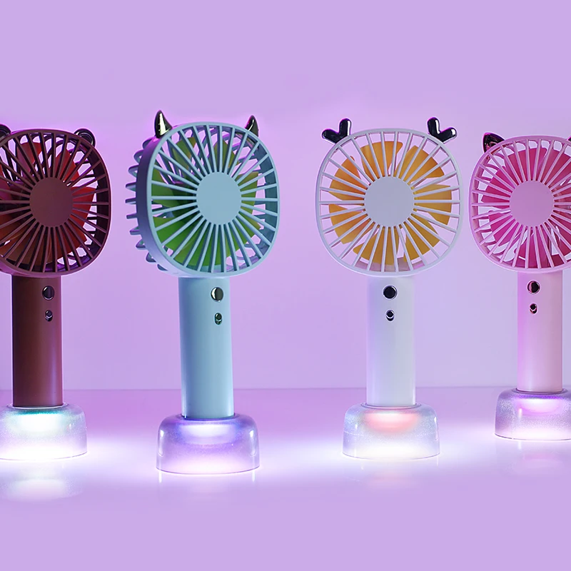 

USB Mini Fan Portable handheld Outdoor Tools Rechargeable Air Cooler 3 Gears Cooling ON OFF Switch Handheld Electric Fans Travel