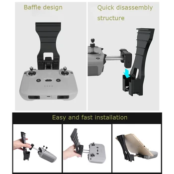 

Tablet Extended Holder for DJI Mavic Air 2 Drone Remote Controller Quick Release Adjustable Tablet Mount Stand Bracket