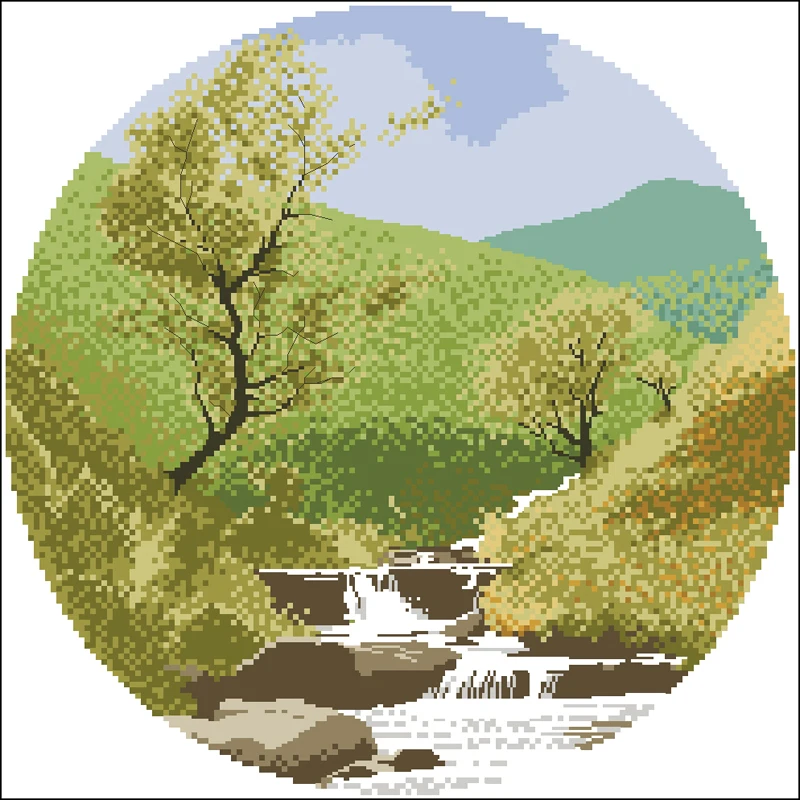 F Mountain Stream 山间溪流