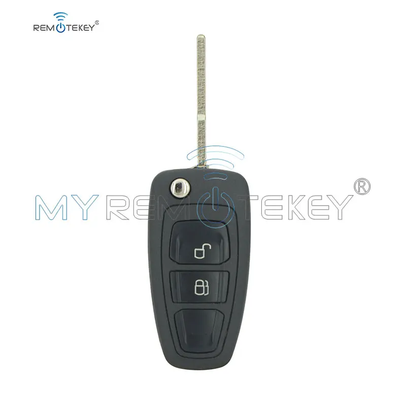 Remtekey 5WK50165 складной ключ 2 кнопки 434 МГц FSK 4D63 80bit чип HU101 лезвия для Ford Ranger 2011 2012 2013
