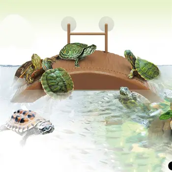 

Turtle Platform Reptile Automatic Adjustable Height Island Back Bask Tool Decor
