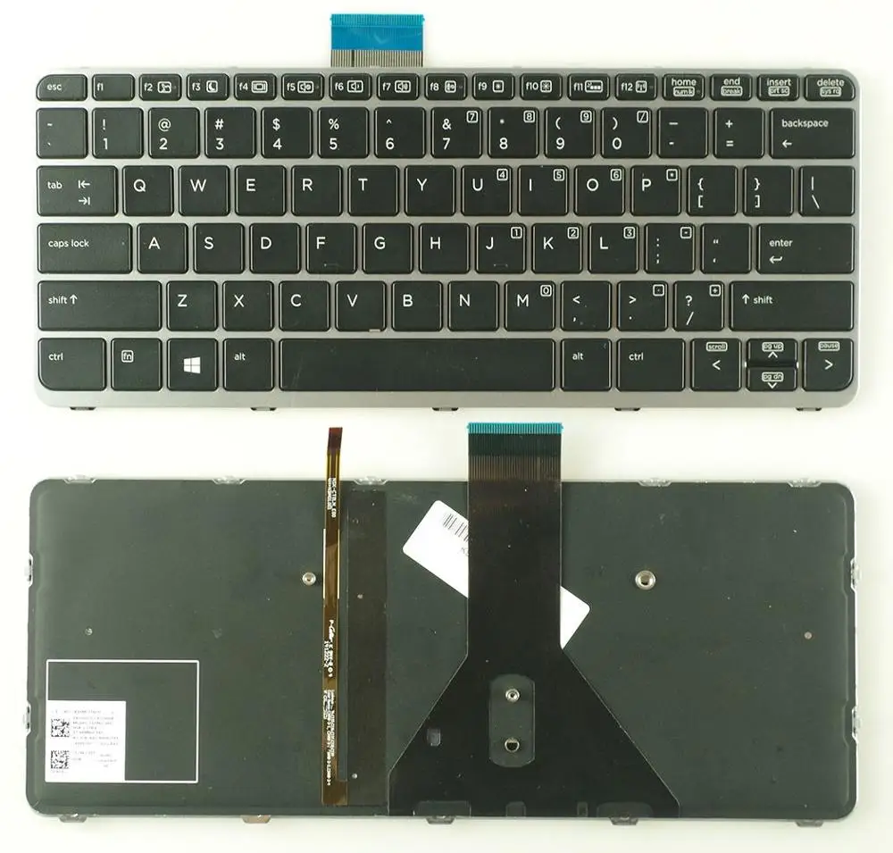 YALUZU новый для hp Elitebook FOLIO 1020 G1 1030 клавиатура с подсветкой ноутбука США | Компьютеры
