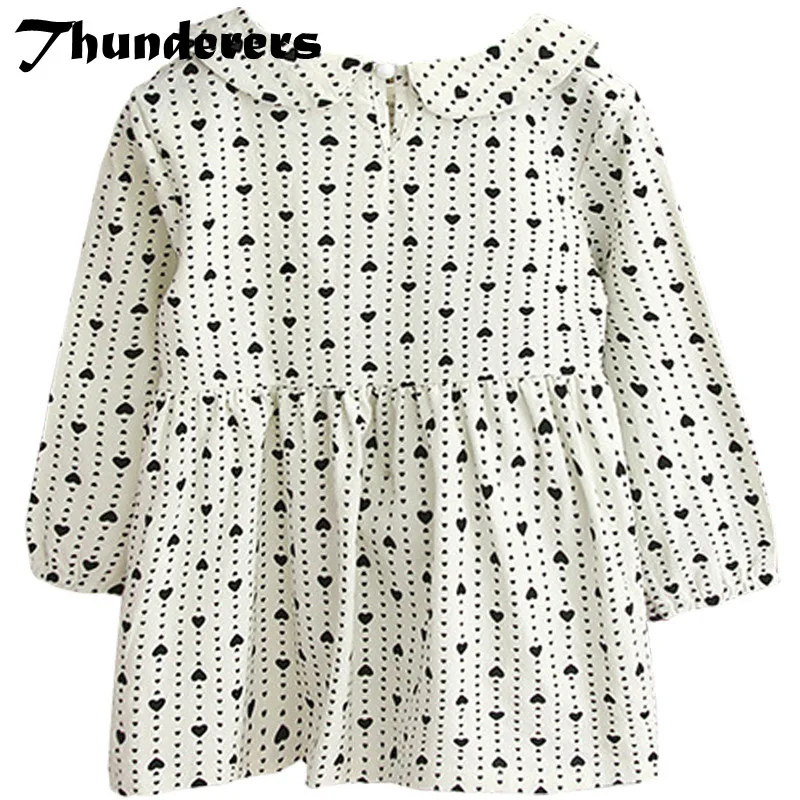 Демисезонное детское платье принцессы Thunderers для девочек с длинным рукавом и