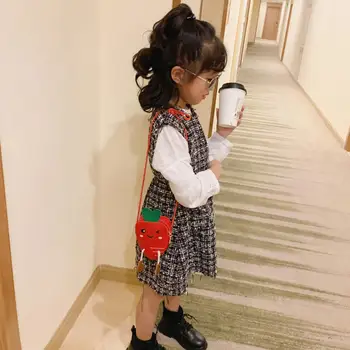 

Hot Sale Beer Handbags Skillful Manufacture Cute Cartoon Radish Leather Crossbody Handbag Kids Girls Shoulder Messenger Bag