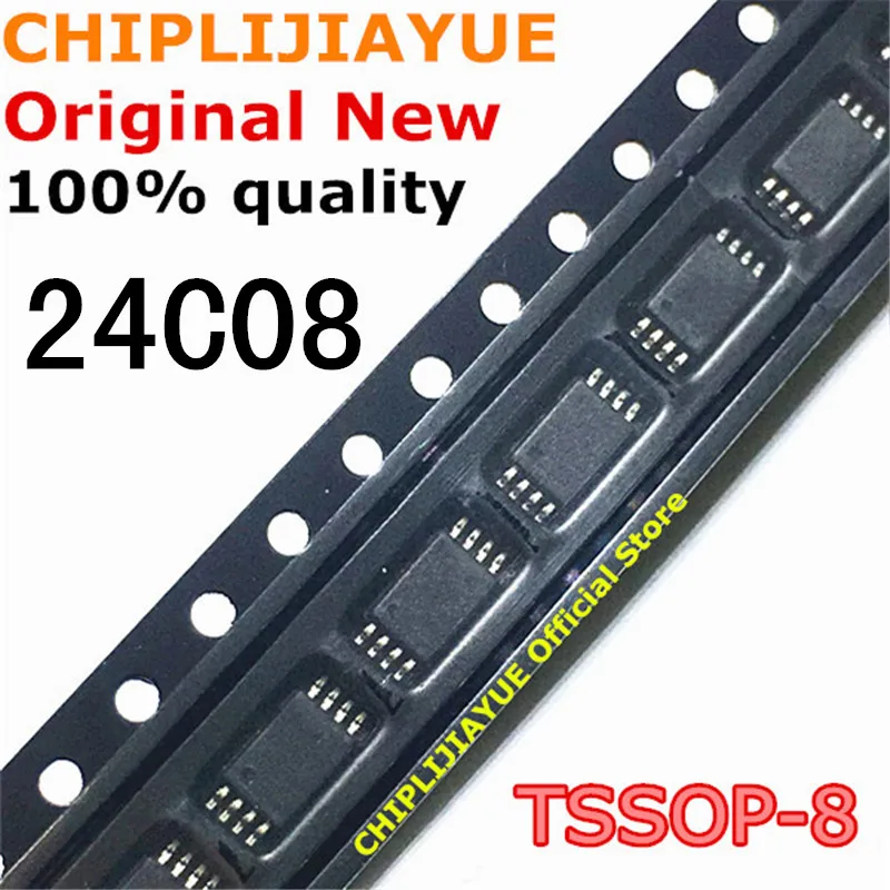 10 шт. AT24C08 TSSOP8 AT24C08A 24C08 TSSOP 8 SMD новый и оригинальный микросхема IC|Интегральные схемы| |