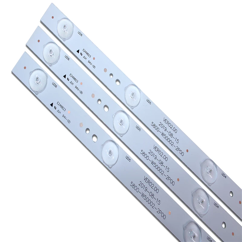 new 60 pieces/set 490mm LED backlight strip for 50UH5500 50UH5530 5835-W50002-2P00 5800-W50002-0P00 6P10 2P00 6P00 APT-LB14023