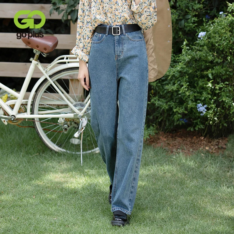 GOPLUS Jeans Vinatge Woman Full Length Pants High Waisted Women Jeans Boyfriend Femme Jeans Anchos Mujer Broeken Dames C10680 GOPLUS Jeans Vinatge Woman Full Length Pants High Waisted Women Jeans Boyfriend Femme Jeans Anchos Mujer Broeken Dames C10680