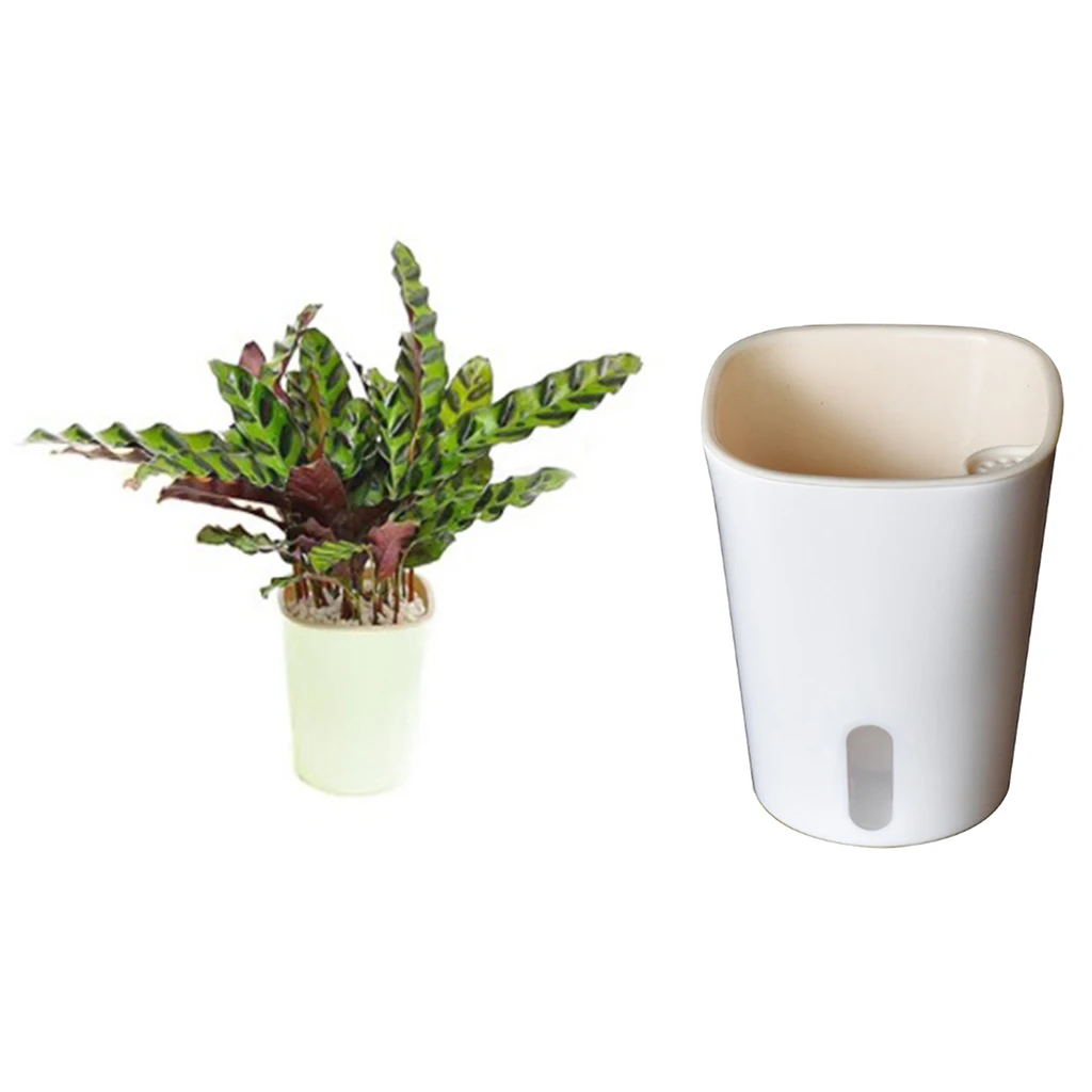 7''Self Watering Planter Large Decorative Flowers Pots For African
