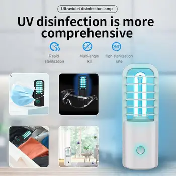 

Portable Hand-held Ultraviolet LED Bulb Disinfection Lamp UVC Sterilizer Mobile Disinfection Lamp Home Outdoor Disinfection Lamp