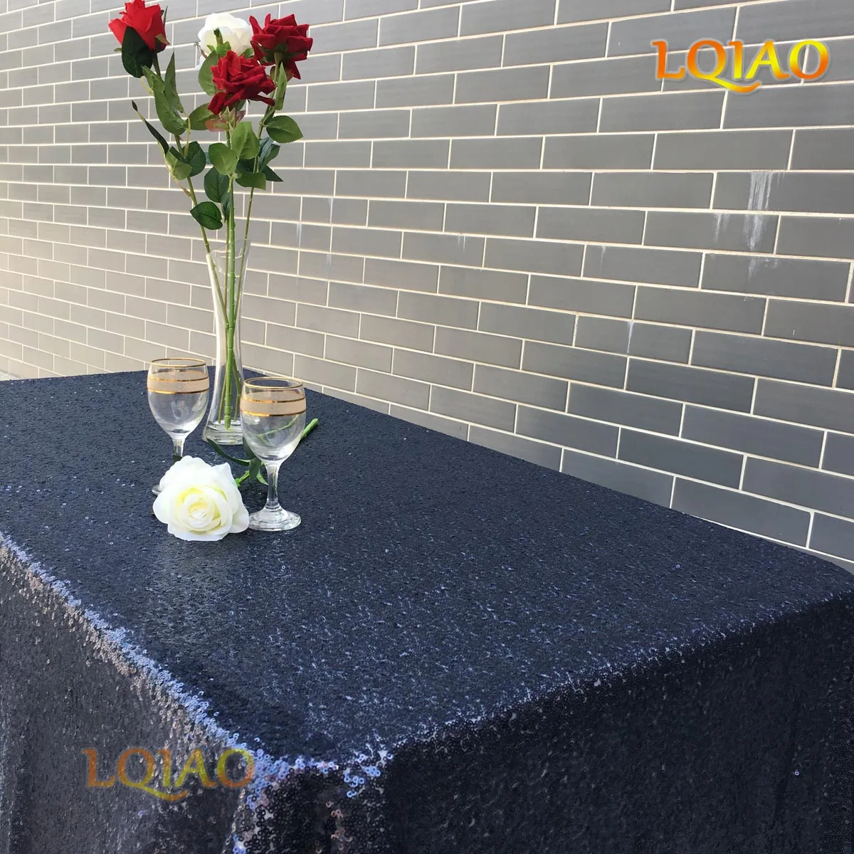 Скатерть с сеткой и блестками 120x200 см|sequin table cloth|table clothsequin overlay |