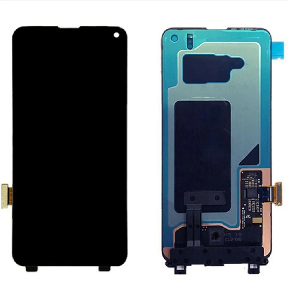 

100% Original Super AMOLED LCD For Samsung S10 SM-G9730 G973F LCD Display Touch Screen Digitize Dead pixels