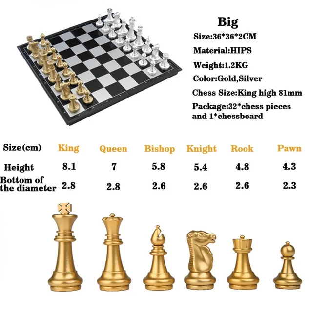 Jogo de xadrez magnético ferromagnético plástico jogo de tabuleiro  interativo 2024