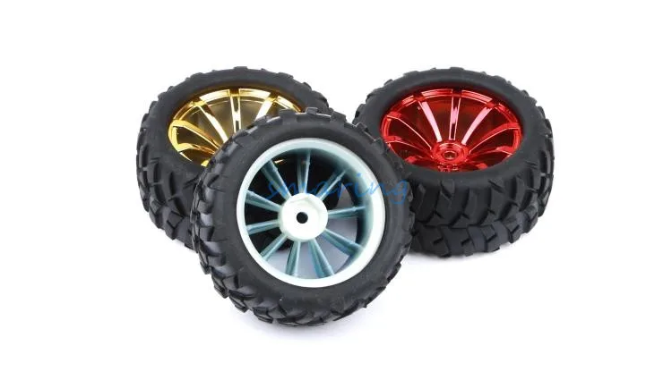 DC Geared Motor Wheel 72mm Robot Tires for Arduino RC Model Wheel DIY Smart Robotic Kit