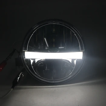 

Yait 5.75 Inch Round LED Motorcycle Headlight Bulb LED Projector Hi/Lo Beam Headlamp for Motorcycle