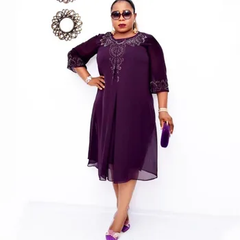 

African Dresses For Women 2020 African Clothes Africa Dress Print Dashiki Ladies Clothing Ankara Plus Size Africa Women Dress