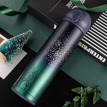 

Double Wall Stainless Steel Vacuum Flasks 500ml Thermos Cup Coffee Tea Milk Travel Mug Thermo Bottle Gifts Thermocup